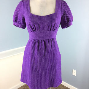 tibi purple dress